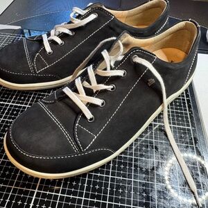 Black Finn Comfort Baden Kaffee Nubuck Shoes (Mens EU Size 42/US Size 8)